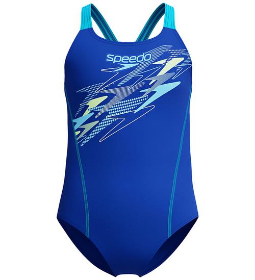 Speedo Badedragt - Medley Logo Medalist - Deep Sapphire/ Mayan B