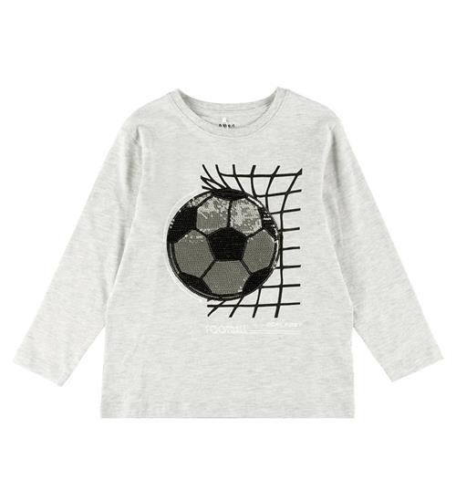 Name it Bluse - NkmDorak - Light Grey Melange