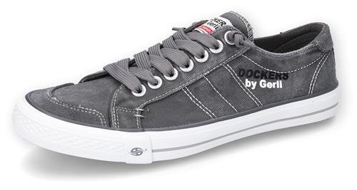 Dockers by Gerli Sneaker low  mørkegrå / hvid
