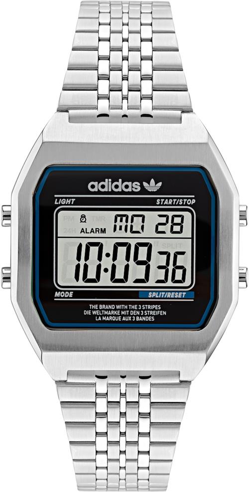 ADIDAS ORIGINALS Digitalur 'Ao Street'  sort / sølv