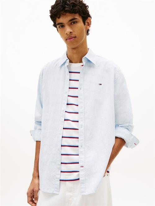 TJM REG LINEN BLEND SHIRT EXT