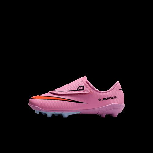 Nike Jr. Mercurial Vapor 16 Club Low Top-fodboldstøvler til flere typer underlag til mindre børn - Pink