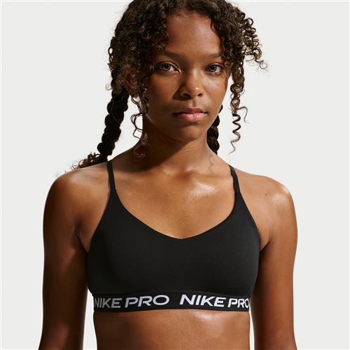 Nike Pro Indy-bh til større børn (piger) - sort