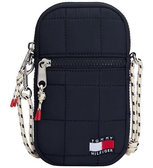 Tommy Hilfiger Taske - Wavy Quilted Phone - Space BlueBlue