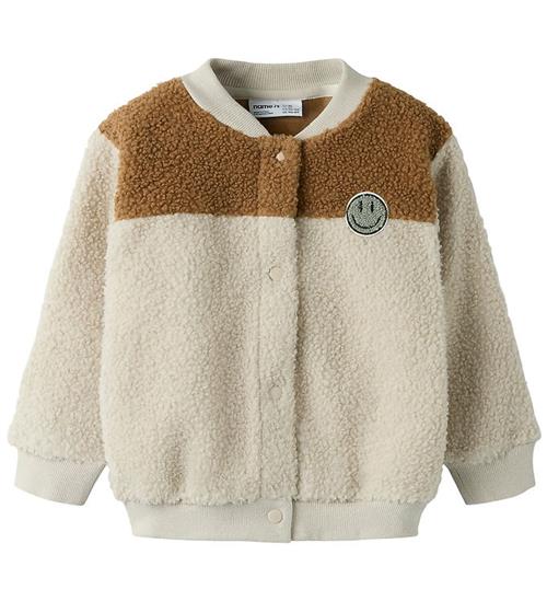 Name It Fleecejakke - NmmBallas - Pumice Stone