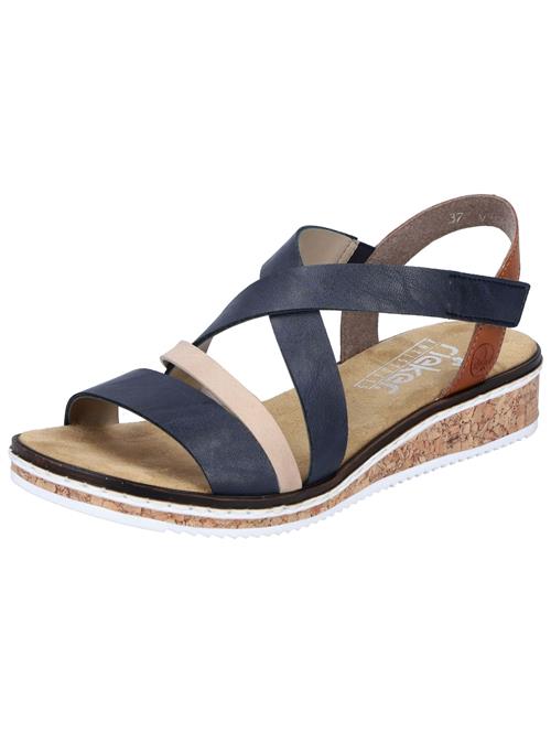 Rieker Sandaler med rem  nude / marin / karamel
