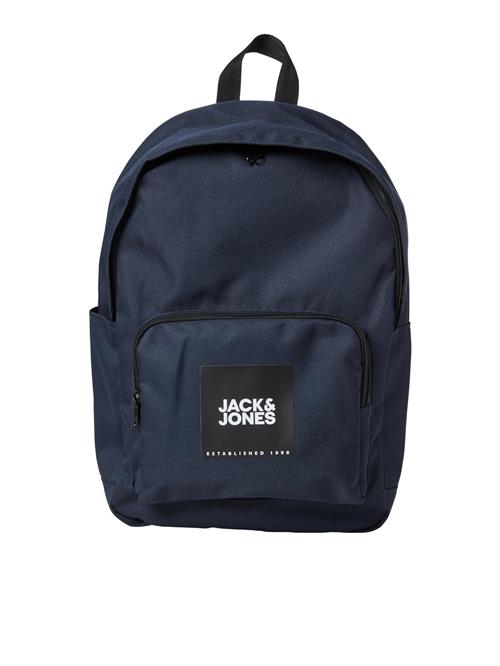 JACK & JONES Rygsæk 'Back to School'  mørkeblå / sort / hvid