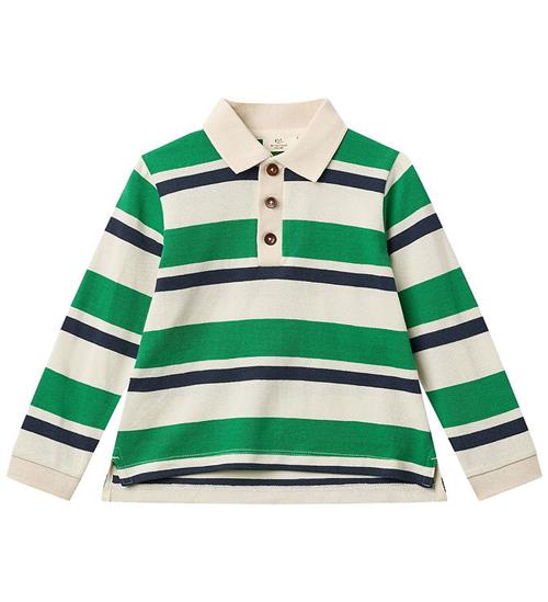 Copenhagen Colors Polobluse - Sharp Green m. Striber