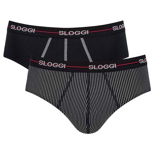 SLOGGI Slip  rød / sort / hvid