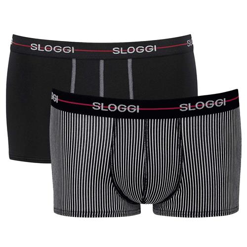 SLOGGI Boksershorts  sort