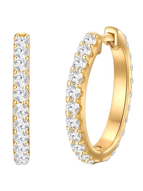 Trilani Øreringe  gylden gul