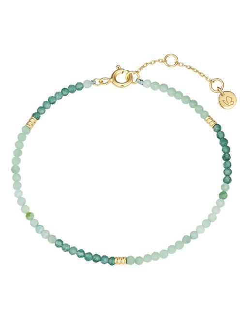 Glanzstücke München Armbånd  gylden gul / grøn / lysegrøn