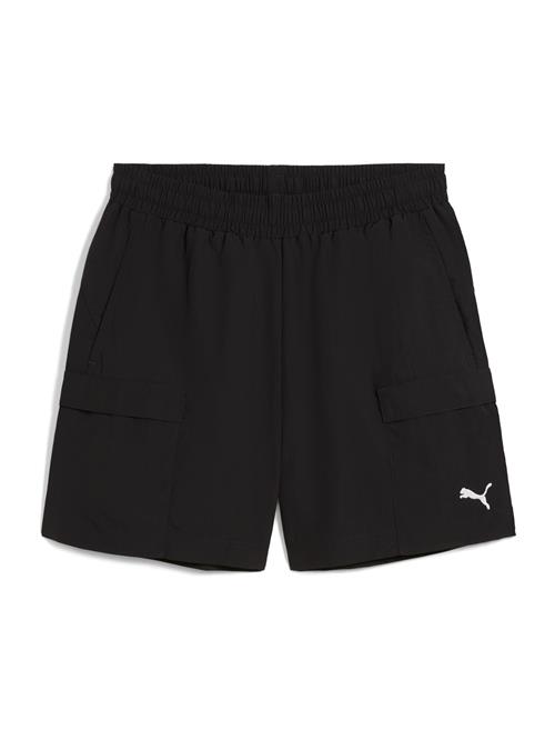 PUMA Cargobukser 'WARDROBE ESS'  sort / hvid