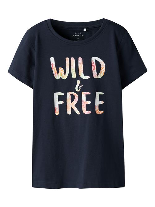 NAME IT Bluser & t-shirts 'NKFVanaya'  navy / orange / pink / offwhite