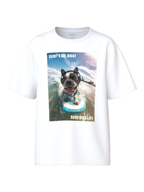 NAME IT T-shirt Voto Bright White Surf Dog