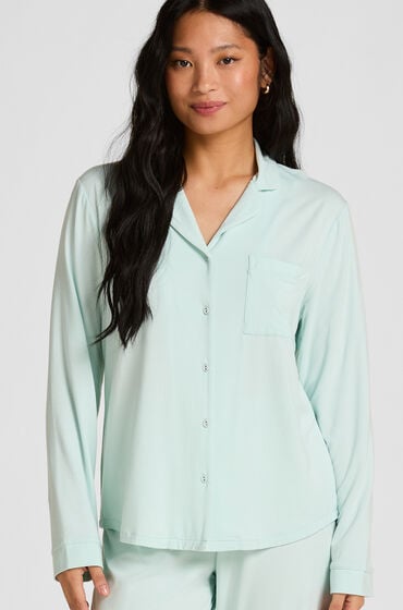 Hunkemöller Langærmet jerseyjakke Essential Blå