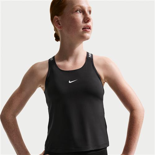 Nike Pro Dri-FIT-tanktop til større børn (piger) - sort
