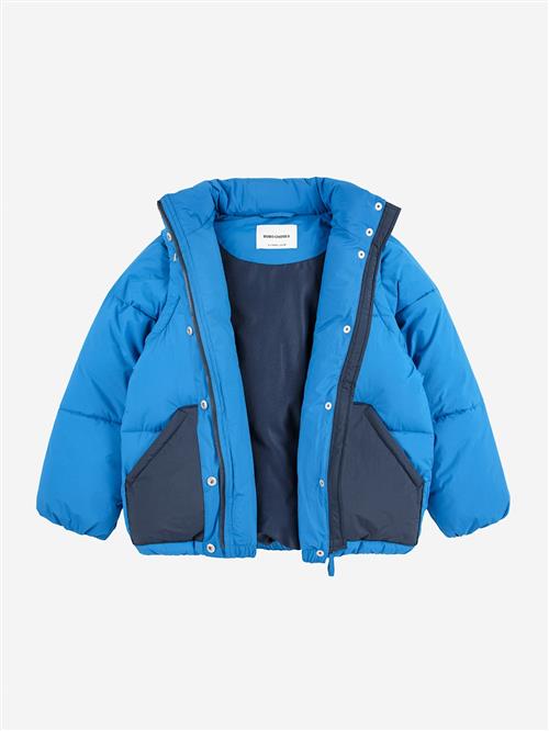 Bobo Choses Tic Tac Toe Vatteret Jakke Blue  Blue 2-3 Years  Blå  2-3 år  mand