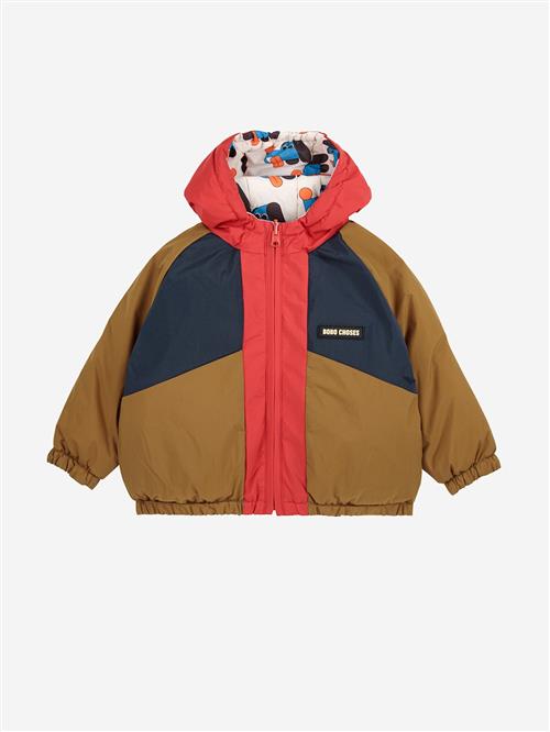 Bobo Choses Doggy Mate All Over Vendbar Jakke Multicolor  Multicolor 24 Months  Brun  2 år  unisex