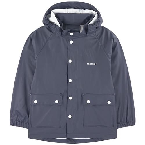 Tretorn Wings Kids Regnjakke Navyblå Navy-122/128 cm Rain Marineblå  122/128 cm  unisex