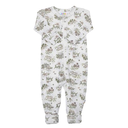 Joha Uld Onesie Off White  Off white-70 cm Wool Hvid  70 cm  unisex