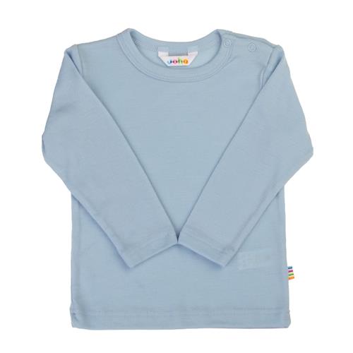 Joha Langærmet Top I Uld Blue  Blue-90 cm  Blå  90 cm  unisex