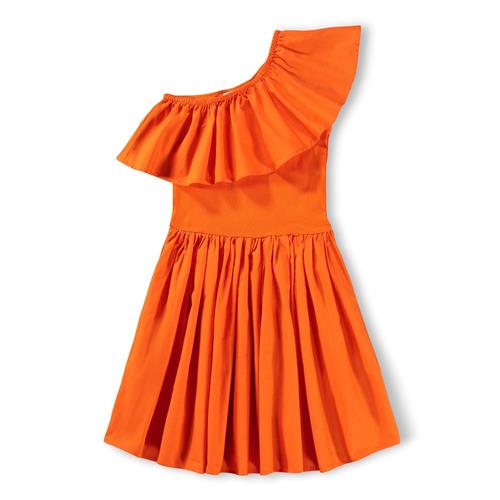 Molo GOTS Chloey Kjole Love  Love 110/116 cm  Orange.  110/116 cm  kvinde