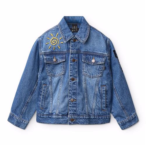 Molo Honore Jeans-jakke True Blue  True Blue 104 cm  Blå  104 cm  mand