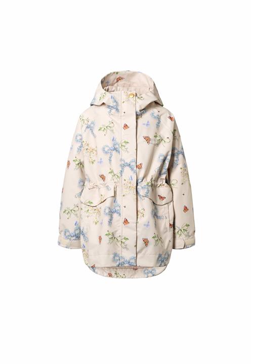 Molo Hennah Shell-frakke Floral Bows  Floral Bows 128 cm  Hvid  128 cm  kvinde