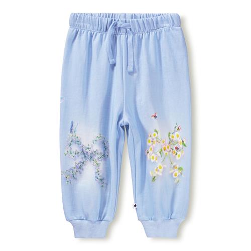 Molo GOTS Simeon Joggingbukser Little Bows  Little Bows 104 cm  Blå  104 cm  kvinde