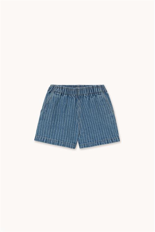 Tinycottons Stripes Denim Shorts Light Wash Denim  Light Wash Denim 4 Y  Blå  4 år  mand
