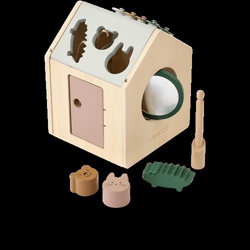 Liewood Lucas Aktivitetskube Tuscany Rose Multi Mix  Tuscany Rose Multi Mix-One Size  Beige  One Size  unisex