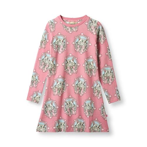 Småfolk Gala Kjole Blush Cream  Blush Cream 5-6 Y  Lyserød  5-6 år  kvinde