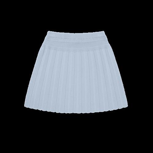 FUB Plisseret Nederdel Pale Blue  Pale Blue-130 cm  Blå  130 cm  kvinde