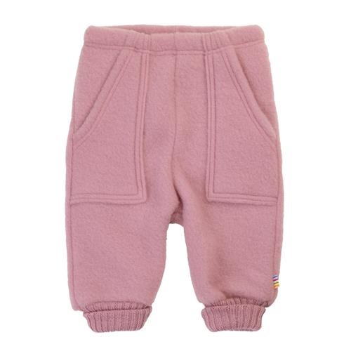 Joha Baggy Bukser I Uld Old Rose  Old Rose-80 cm Wool Lyserød  80 cm  kvinde