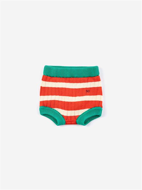 Bobo Choses Striped Culotte Red  Red 9 months  Rød  9 måneder  unisex