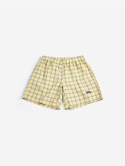 Bobo Choses Spicy Window Pane Shorts Yellow  Yellow 6-7 Y  Gul  6-7 år  mand