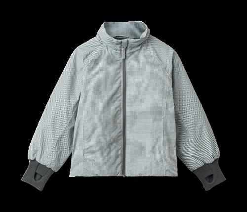 Wheat Lightweight Puffer Jacket Sollo Blue Check Blue Check 122 cm  Blå  122 cm  mand