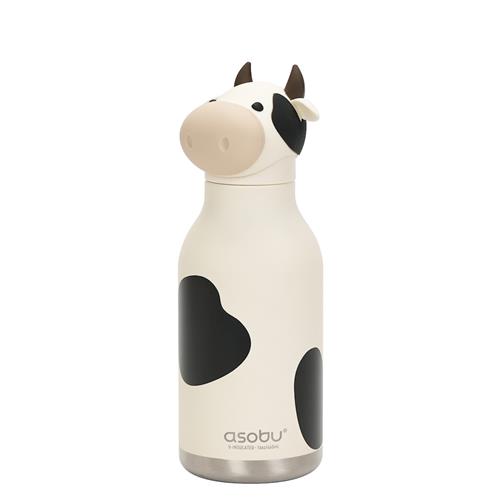 Asobu Bestie Vandflaske Cow  Cow-OS  Hvid  One Size 3 Y+ unisex