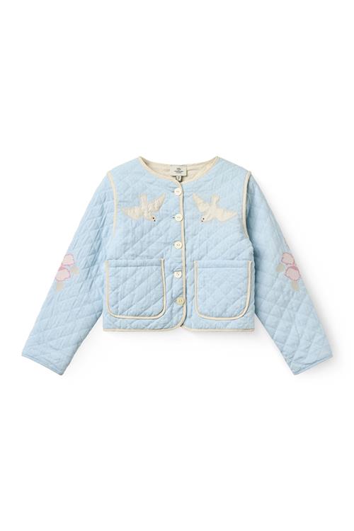 Copenhagen Colors Quiltet Jakke Light Blue  Light Blue 92 cm  Blå  92 cm  kvinde