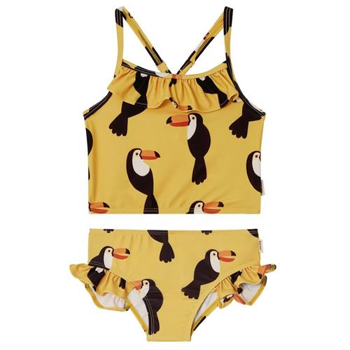 Kuling Fiji Mønstret Tankini Med Tukaner Harvest Yellow 110/116 cm  Gul  110/116 cm  unisex
