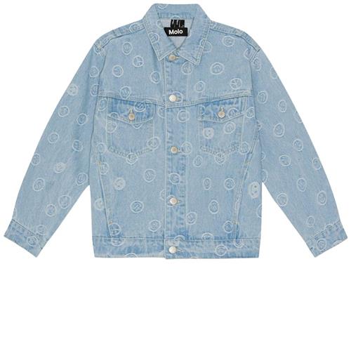 Molo Hedly Cowboyjakke Happiness Light 128 cm  Blå  128 cm  unisex