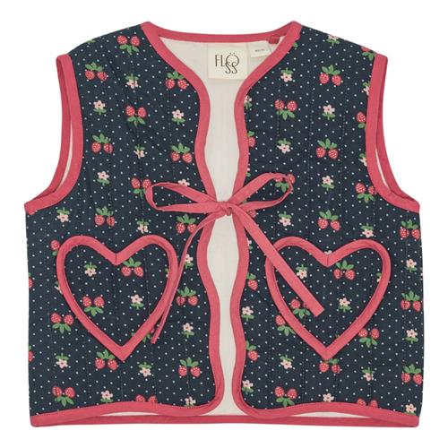 Flöss Sofia Vest Navy Space Berry  Navy Space Berry-104 cm  Marineblå  104 cm  kvinde