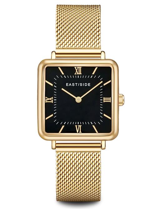 Eastside Analogt ur  gylden gul / sort