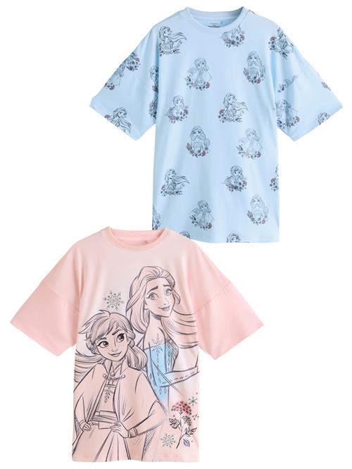 Next Natskjorte 'Frozen'  lyseblå / lyserød / sort