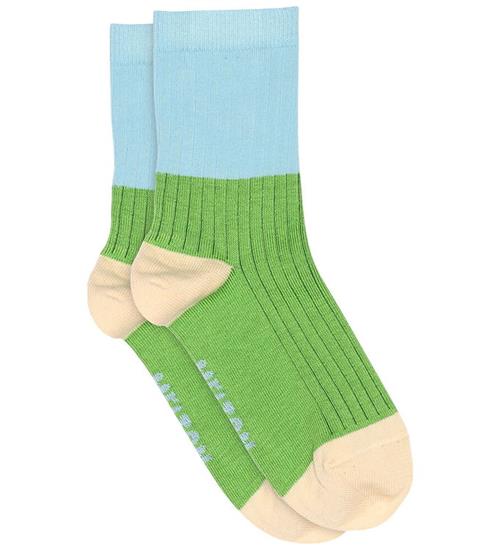 Melton Strømper - Block Colour - Kiwi