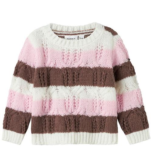 Name it Sweatshirt - Strik - NmfNibo - Peppercorn