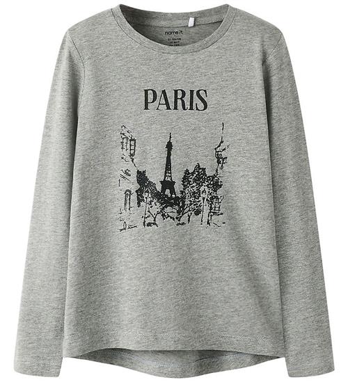 Name it Bluse - NkfRikalisa - Grey Melange