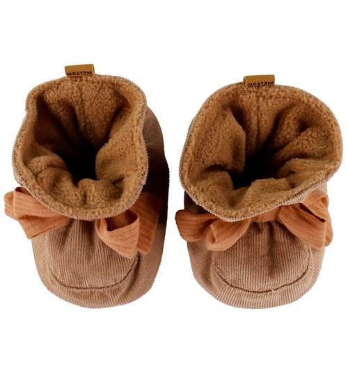 Melton Fløjlssko - Tawny Brown m. Sløjfe