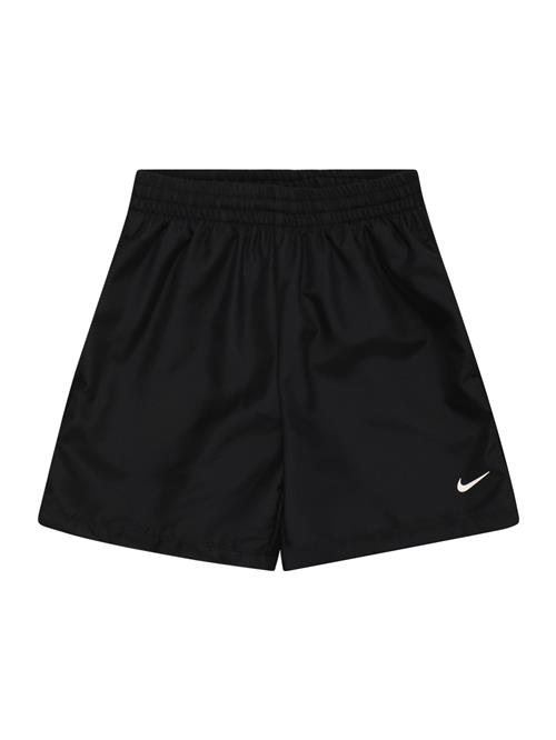 NIKE Sportsbukser  sort / hvid